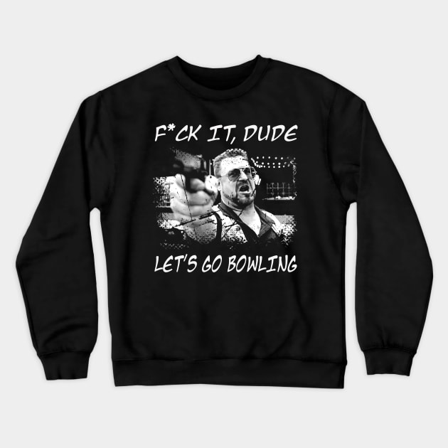 Graphic Picture Dude Abides Funny Men Crewneck Sweatshirt by Anime Character Manga